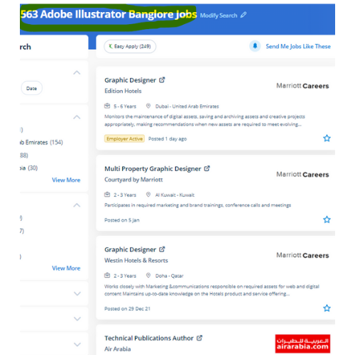 Adobe Illustrator internship jobs in Hawally