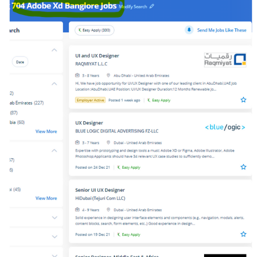 Adobe XD internship jobs in Al Jahra
