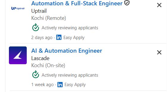 AI Automation with n8n & Make.com internship jobs in Salmiya