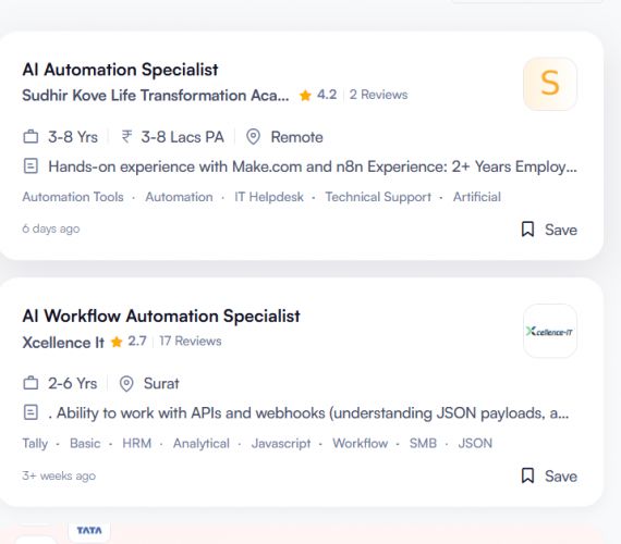 AI WhatsApp Automation internship jobs in Hawally