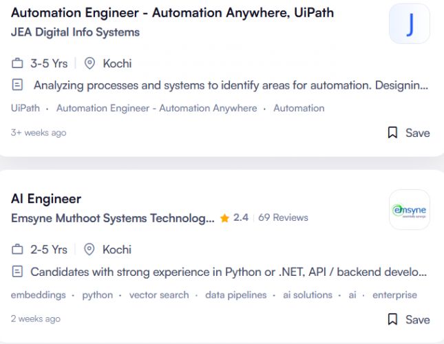 AI Workflow Automation internship jobs in Mangaf
