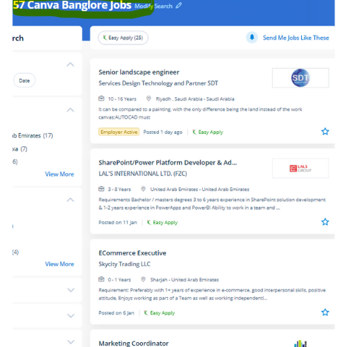 Canva internship jobs in Mahboula