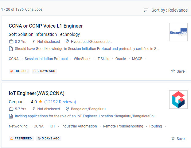 CCNA internship jobs in Al Farwaniyah