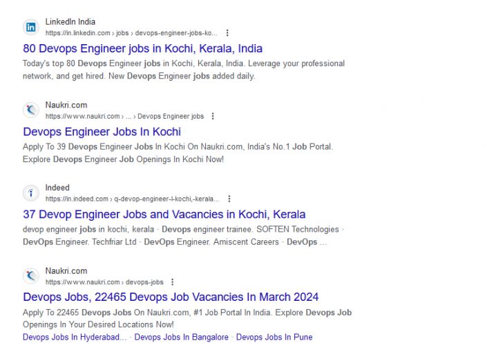 DevOps internship jobs in Mahboula