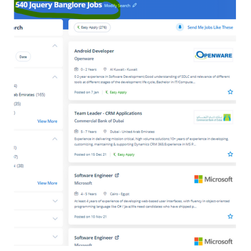JQuery internship jobs in Sabah Al Salem