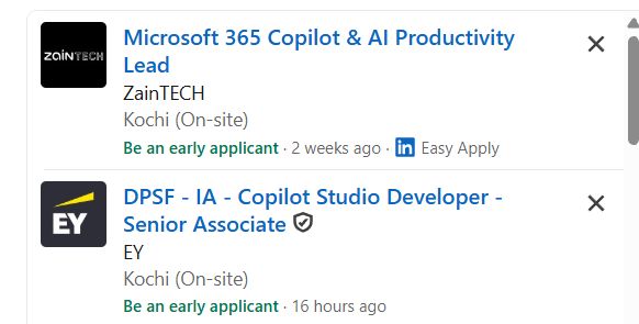 Microsoft Copilot & AI Productivity internship jobs in Mahboula