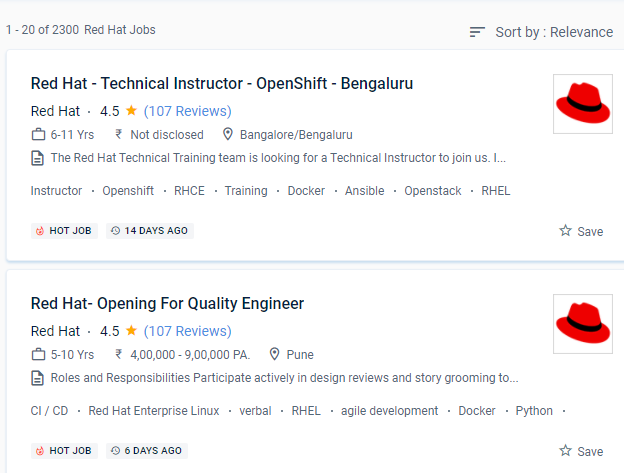 Red Hat internship jobs in Al Farwaniyah