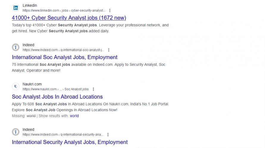 SOC Analyst internship jobs in Al Jahra